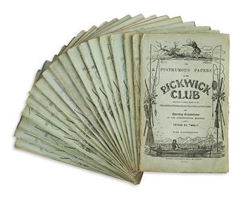 DICKENS, CHARLES. Posthumous Papers of the Pickwick Club.